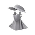 thumbnail image 2 of koolsoo Sun Hat Face Cover Cap Earloop Women for Sightseeing Outdoor Activities Work Light Gray, 2 of 9