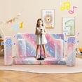 thumbnail image 4 of Gymax Canapé Modulable pour Enfants 10 Pcs, Sofa Sectionnel, Coussin de Sol Phosphorescent, 4 of 10