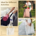 thumbnail image 5 of All-in-One Canvas Yoga Tote Bag with Mat Carrier - Large Gym & Travel Tote with Pockets | Women's Pilates Tote Bag for Mat, Yoga Blocks, Shoes & Essentials, 5 of 5