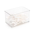thumbnail image 5 of Mainstays Clear Plastic Organizer Bin for Bathroom- 4 pack, 5 of 11