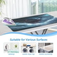 thumbnail image 5 of Ironing Mat Portable Ironing Blanket for Table Top Travel Ironing Pad for Washer Dryer 27.6" x 47.2" Fierce Shark, 5 of 6