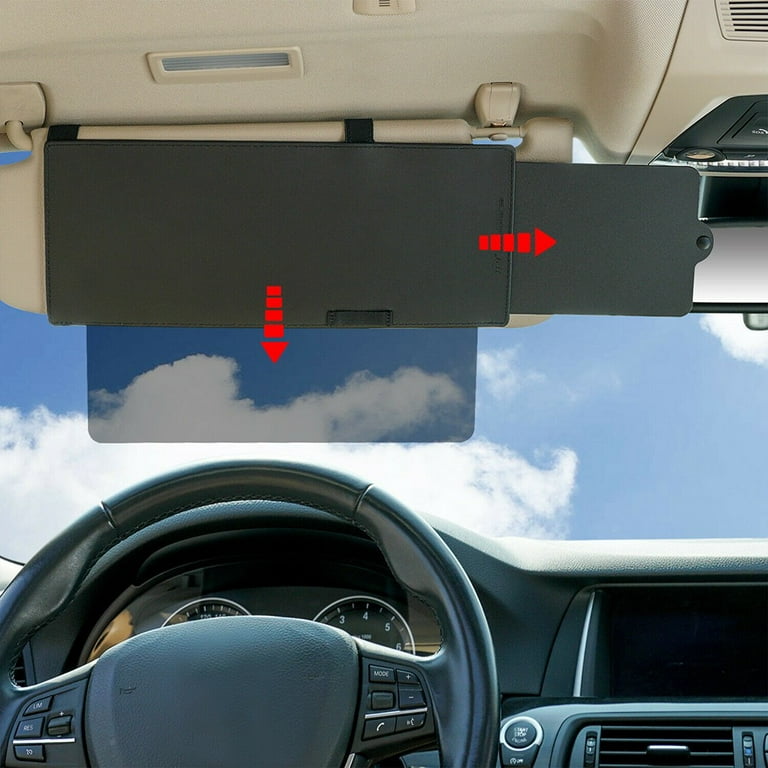 Car Sun Visor Extension Extender Shield Front Side Window Shade Anti-glare  Truck Car Sun Visor Extender