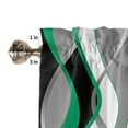 thumbnail image 6 of Line Gradient Emerald Green Curtain Home Decoration Living Room Short Curtains Window Treatments For Kitchen Bedroom, 6 of 6