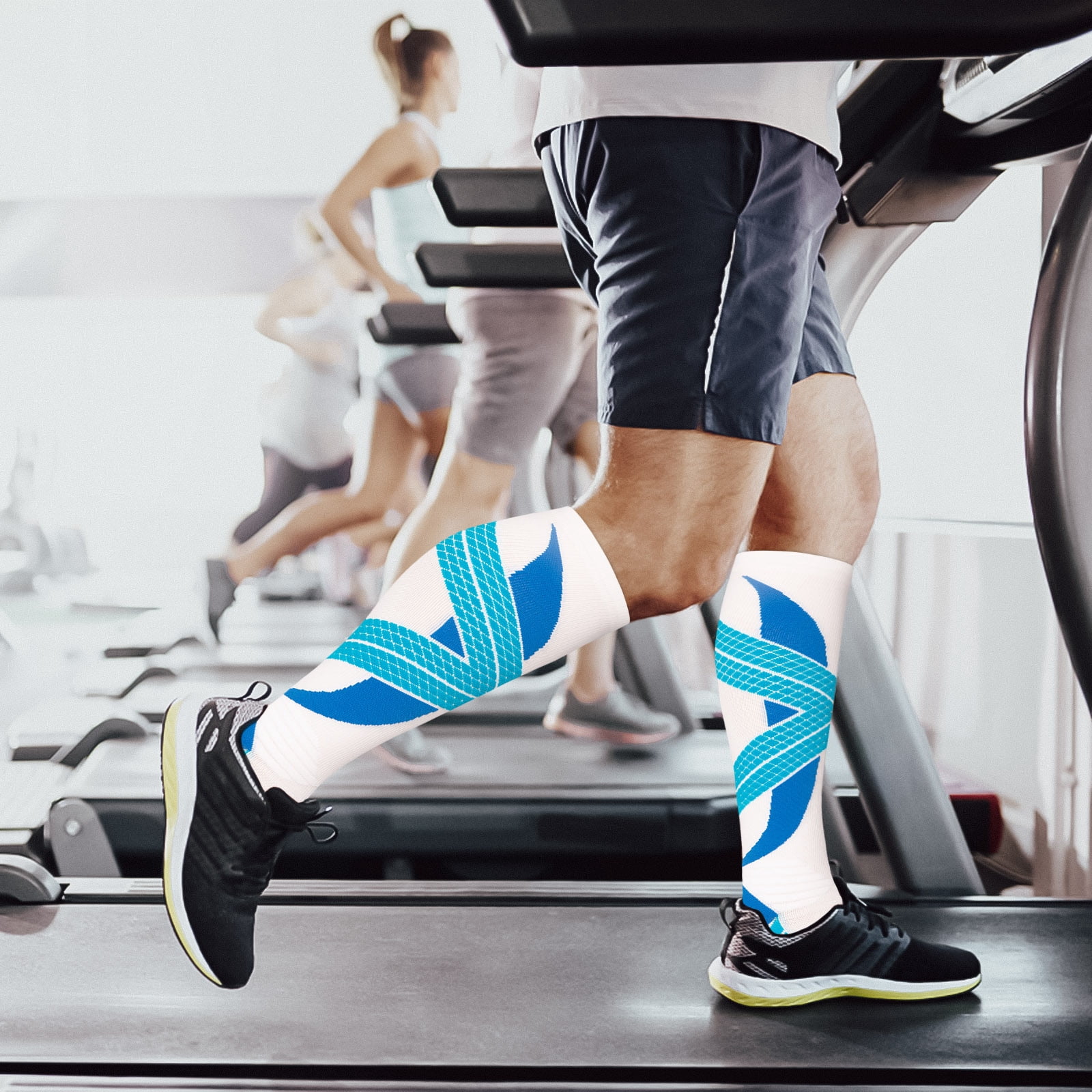 Pack) Chaussettes de Compression Graduée Mollet Grand pour