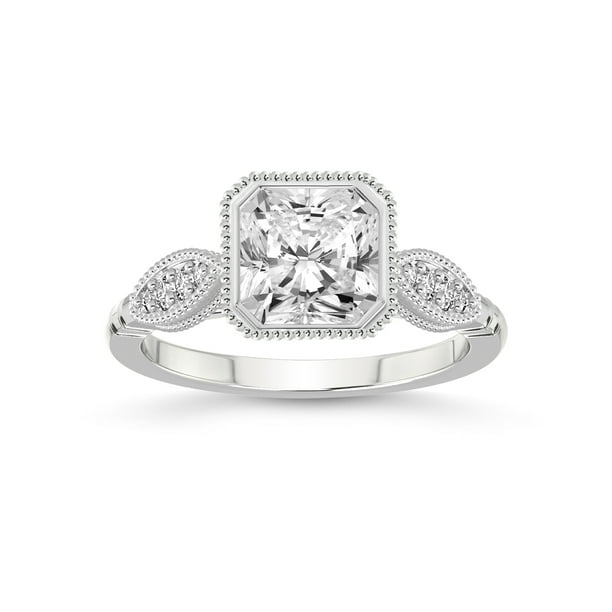 3 Carat IGI Certified Radiant Shape Lab Grown Diamond Engagement Ring
