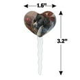 thumbnail image 6 of Sleepy Christmas Holiday Puppy Dog Heart Love Cupcake Picks Toppers Decoration Set of 6, 6 of 7