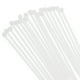 thumbnail image 1 of Uxcell 100PCS Bridas de Cable de 14 Pulgadas, Bridas de Nylon Autocierre con una Resistencia a la Tracción de 30 lbs para Uso Interior y Exterior, Blancas, 1 of 6