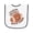 White and Navy, variant on Inktastic I Love Watching Football with My Grandpa Baby Terry Cloth Bib