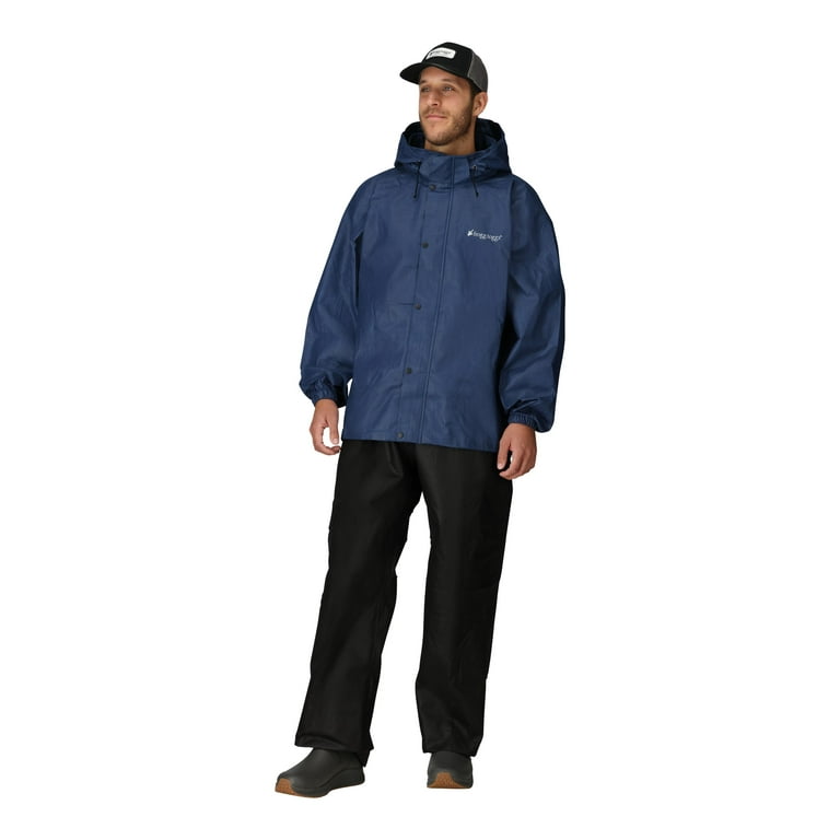 Frogg Toggs Classic All-Sport Rain Suit, Royal Blue and Black