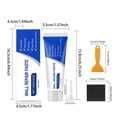 thumbnail image 3 of Wall Mending Agent Drywall Repair Kit with Scraper, Efficient Crack Repair Wall Patch Kit for Holes Filling, High Adhesion Fast Drying Wall Repair Paste, Family Safe Wall Fix for Home Office School, 3 of 9