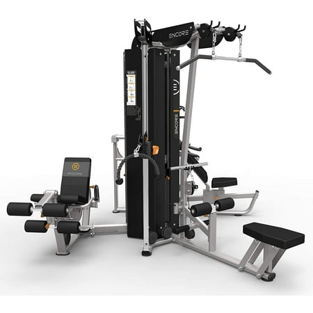 Encore ES3000 4 Way Multi Station Home and Corporate Gym System 8 Workout Modes Adjustable Bench