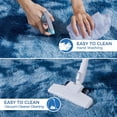 thumbnail image 4 of Ultra Soft Rug for Living Room, 9X12 Fluffy Shag Area Rug for Bedroom, Modern Shaggy Carpets Fuzzy Rug for Teens Dorm Nursery Home Decor Aesthetic, Upgrade Anti-Skid Durable, Tie-Dyed Blue Grey, 4 of 18