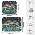 thumbnail image 2 of Ryvnso Mushroom Forest Dish Drying Mat for Kitchen Countertop 16x18 Small Dish Pad Drainer Rack Dish Sink Mats, 2 of 7