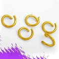 thumbnail image 4 of Handmade Electroplated Single Loop Jump Ring for Jewelry Making, 4 of 5