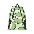 thumbnail image 3 of Daiia Cute Crocodile Vintage Canvas Backpack for Men and Women ,Hiking Backpack,Travel Laptop Bag for School,Large Capacity Backpack, 3 of 8