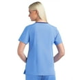 thumbnail image 2 of Meavn Matrix Impulse Women's Contrast Curved V-Neck Scrub Top (Free Shipping), 2 of 4