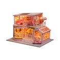 thumbnail image 3 of Casa a escala, regalo de cumpleaños para niños, casa de muñecas en miniatura 3D, casa de muñecas DI D en miniatura con muebles, kit de casa de muñecas, rendimiento inigualable, 3 of 8