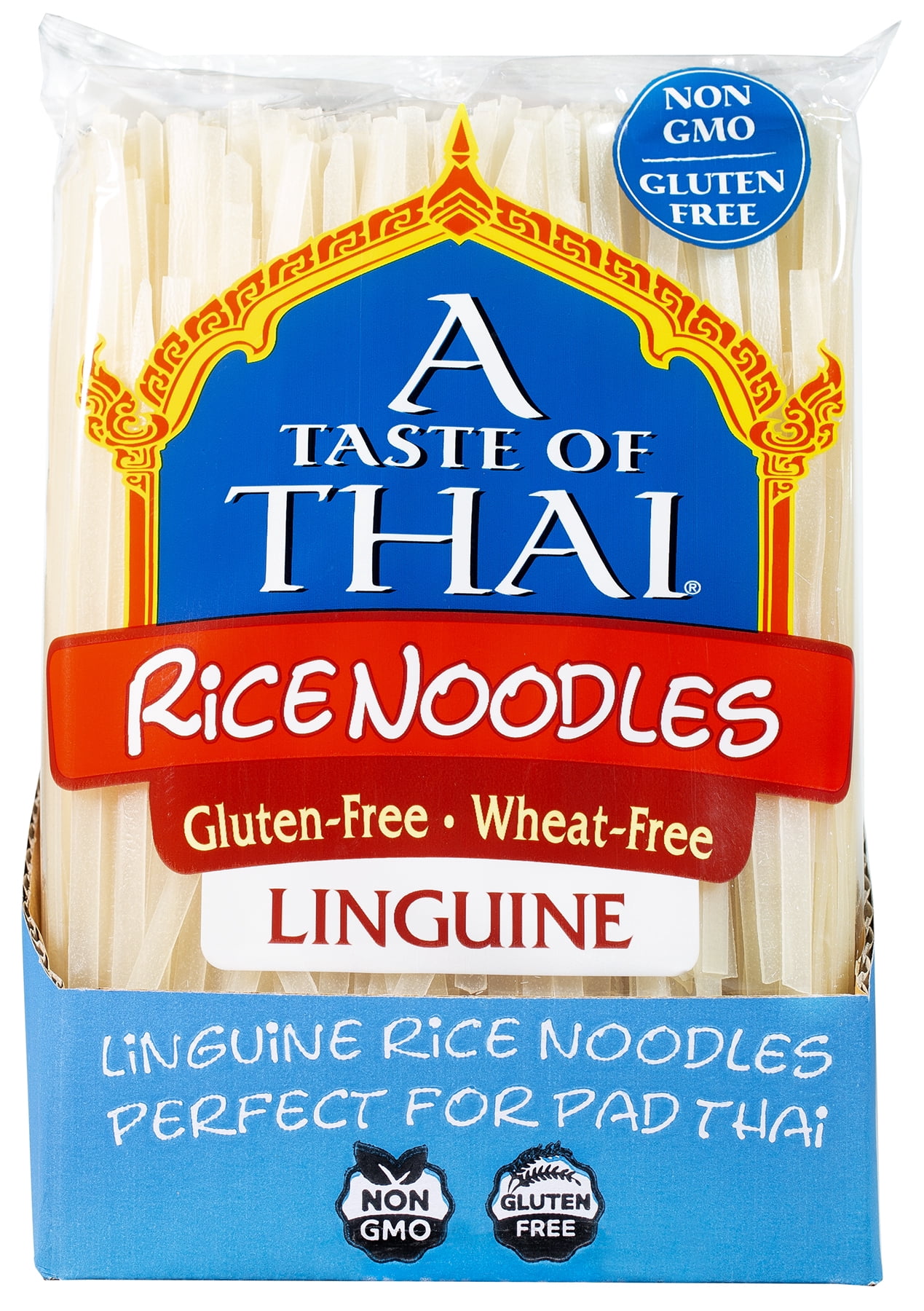 (10 pack) A Taste of Thai Linguine Rice Noodles, 16 oz