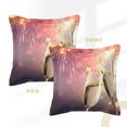 thumbnail image 3 of Bingfone Decorative Pillow Covers 20"X20" 2024 New Year Couch Pillow Cases Modern Farmhouse Covers For Couch Sofa Bed, 3 of 9