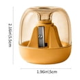 thumbnail image 3 of Yeciiwht Manual Mini Pencil Sharpener - Portable Compact Sharpener Classroom Homework Supplies Green, 3 of 6