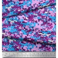 thumbnail image 2 of Soimoi polyester Crepe Fabric Two Tone Camouflage Decor Fabric Printed Yard 52 Inch Wide, 2 of 3