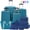 Blue, variant on Oufan Hardshell Luggage Sets 3 Pieces with TSA Lock, Lightweight Luggage Travel Set with Spinner, 24IN Handbag Cosmetic Case, White