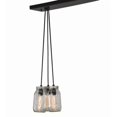 thumbnail image 6 of Meyda 145076 48 in. Mason Jar 6 Light Island Pendant, Textured Black, 6 of 7