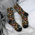 thumbnail image 5 of Cauagu Forest Animal Faces Print Crew Socks for Women and Men,Adult Athletic Running Socks 1-Pair Sports Socks Work Gear Socks with Moisture Wicking, 5 of 6