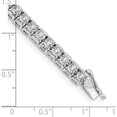 thumbnail image 3 of 14K White Gold Diamond Tennis Bracelet (7 X 4) Made In India bm4671-200-wa, 3 of 5