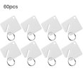 thumbnail image 2 of AMERTEER 60pcs Key Chain Tags Efficient Key Organization for Home Office Writable Labels Durable Key Ring Holder Ideal Cabinet, 2 of 5