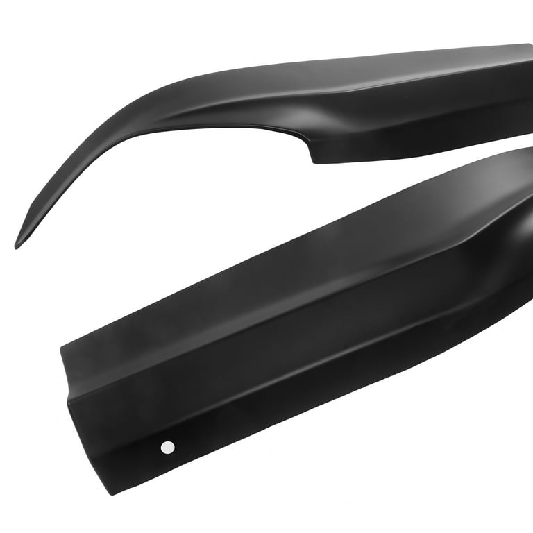 IKON MOTORSPORTS Rear Aprons For 2018-2022 Honda Accord – V2 Style Gloss Black PP Polypropylene Rear Bumper Lip Diffuser Corners, 2-Piece Set