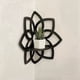 thumbnail image 2 of 2X Estantes Esquineros de , Estantes Esquineros de Pared con Flores de Madera, Estantes Flotantes, Estante de ExhibicióN de Cristal, Estantes Esquineros de Pared Bohemios, 2 of 4