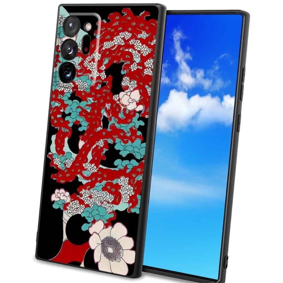 Japanese-221 Phone Case, Degined for Samsung Galaxy Note 20 Ultra 5G Case Men Women, Flexible Silicone Shockproof Case for Samsung Galaxy Note 20 Ultra 5G