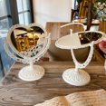 thumbnail image 2 of 2pack Retro Double Makeup Mirror, Oval/Heart Swivel Desktop Stand Mirror, 360 Degree Rotation Vintage Two-Sided Makeup Mirror, 2 of 4