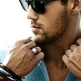 thumbnail image 6 of Everly Men's Cultured Pearl Sterling Silver Ring, 6 of 9