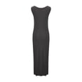 thumbnail image 4 of DJskiyers Plus Size Dresses For Curvy Women Fit Bodycon Dresses Trendy Cocktail Dresses Comfy Tank Dress Sleeveless Maxi Dress, 4 of 6