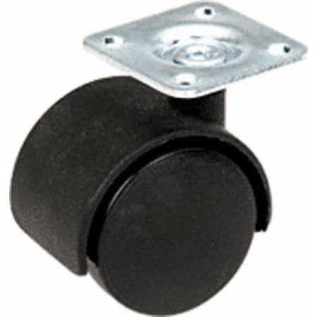 Cabinet Caster - CRL Black Swivel Type Cabinet Caster