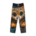 thumbnail image 6 of Daiia Playful Leopard Art Men's Sleep Pant with Pockets and Drawstring,Pajama Pants-Large, 6 of 9