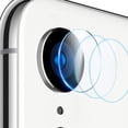 thumbnail image 3 of SASABAXI Silver Metal Camera Lens Clear Film 1Set Protective Cover for Mobile Phone, 3 of 8