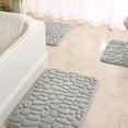 thumbnail image 4 of Shitouwen alfombrilla de suelo antideslizante y absorbente para bañera de baño con relieve de adoquín, 4 of 4