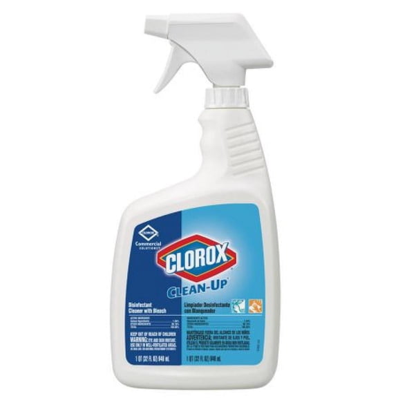 Clorox Clean-Up Disinfectant Cleaner with Bleach, 32 ounce Pump Spray Bottle, 1 Count