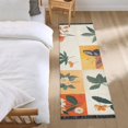 thumbnail image 3 of Yayeee Runner Rug for Bedroom 2'x6' Machine Washable Hallway Non Slip Mat, Cartoon Plants, 3 of 8