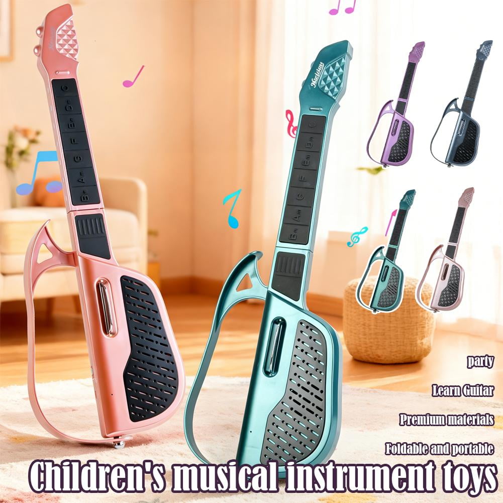 Smart Guitar - Stringless String Instrument,Smart Guitar DJ Controller,Rechargeable Portable Stringless Guitars,Electric Portable Guitars Adult Family Function,for Kids and Musicians