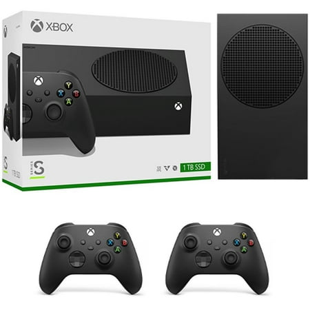 Xbox Series S 1TB SSD Console Carbon Black + Xbox Wireless Controller Carbon Black - Includes Xbox Wireless Controller - Up to 120 frames per second - 10GB RAM 1TB SSD - Experience high dynamic ran...