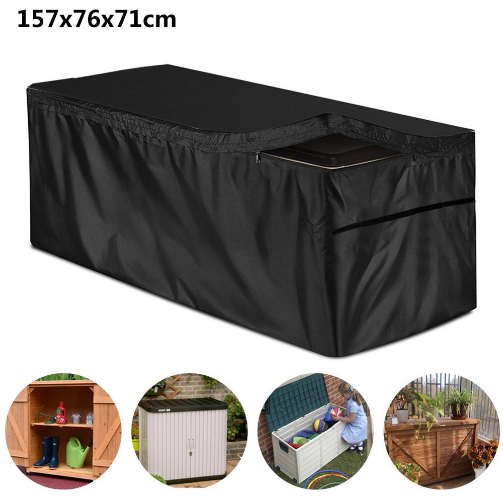 Lacyie Patio Garden Deck Box Cover Outdoor Waterproof Storage Box Cover