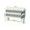 thumbnail image 3 of Dispensador Organizador Cocina Soporte para Servitoallas, Papel Aluminio y Plástico 3 en 1 con Cortador y Repisa Para Especias Segos Organizador Cocina, 3 of 4