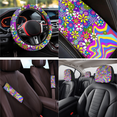 thumbnail image 4 of HUIACONG Automotive Interior Accessories, with Car Headrest Pillow Protectors Key Fob, Fade-Resistant Suitable for Cars Trucks, 4 of 5