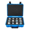 thumbnail image 5 of Miumaeov Watch Box 12 Slots Watch Case Stainless Steel Plastic Watch Storage Organizer Portable Travel Suitcase with Lock Load 221 lbs for Watch Enthusiasts Collectors, 5 of 11