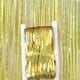 thumbnail image 1 of Nvzi Paquete de 2 cortinas de fondo con flecos de papel de aluminio plateado de 3,28 x 3,28 pies, serpentinas de oropel para decoraciones de fiesta de cumpleaños, fiesta de discoteca, amarillo, 1 of 4