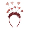 thumbnail image 3 of Diadema con forma de corazón Fernando para el Día de San Valentín Rosa, 3 of 8